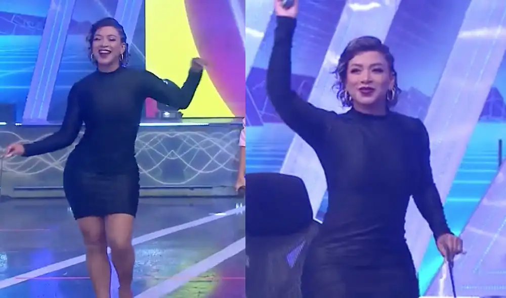 A su paso por Esto es guerra, Paula Arias gritó a los cuatro vientos su soltería cantando el tema "Soltera.com". Foto: captura de América TV A su paso por Esto es guerra, Paula Arias gritó a los cuatro vientos su soltería cantando el tema "Soltera.com". Foto: captura de América TV