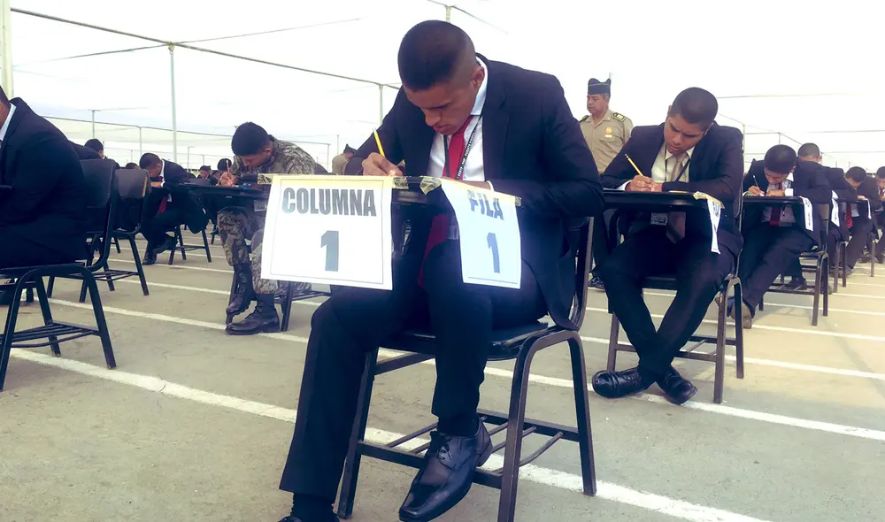 Examen de admisión se extenderá hasta el jueves 30 de setiembre. Foto: PNP