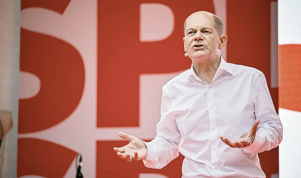 El sucesor de Merkel. La elección de Scholz reinventó a los socialdemócratas alemanes. Foto: EFE