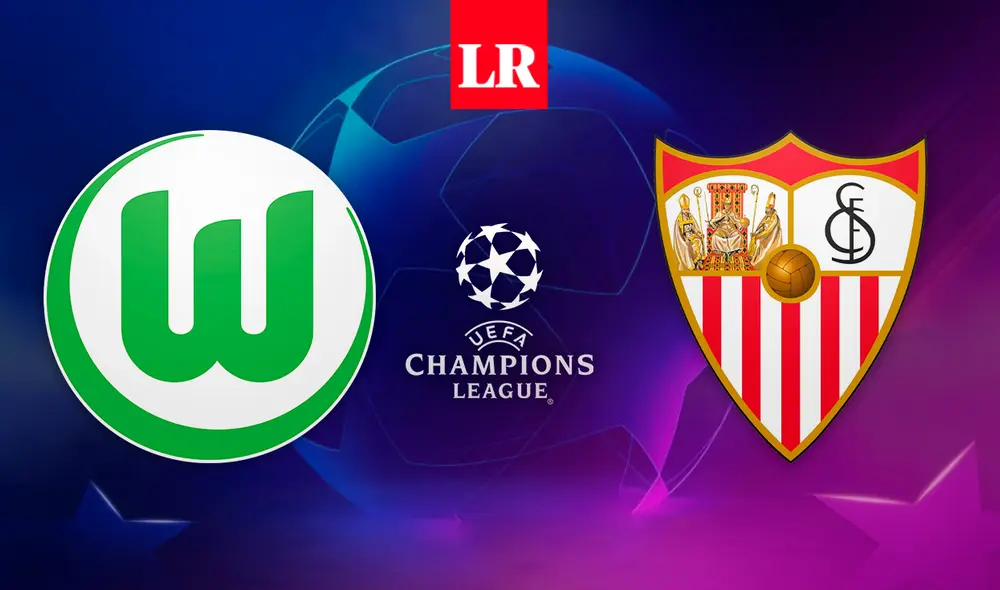 Wolfsburgo y Sevilla se enfrentan en Alemania por la Champions League. Foto: composición/La República