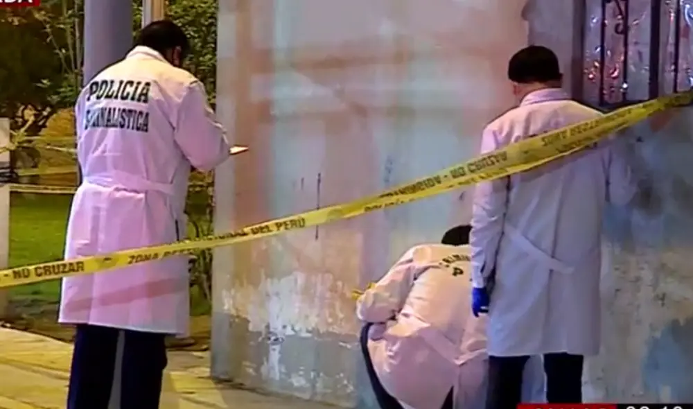 El cuerpo de criminalística de la PNP sigue con las investigaciones en Bellavista. Captura: Panamericana Tv