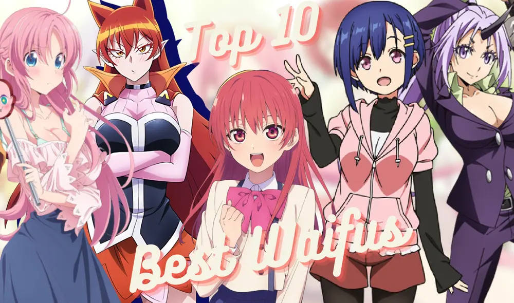 Top 10 best waifus de la temporada. Foto: Composición