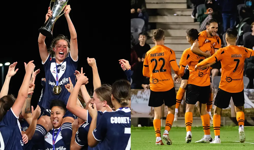 Las A-Leagues utilizarán la posición del fútbol como el deporte más inclusivo del país y hacer crecer el juego para todos. Foto: composición Melbourne Victory FC / Brisbane Roar FC