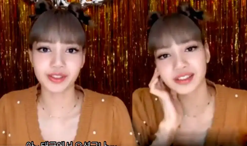 Lisa de BLACKPINK realizó una llamado con sus fans para hablar sobre algunos comentarios que surgieron de "Money". Foto: captura YG Entertainment
