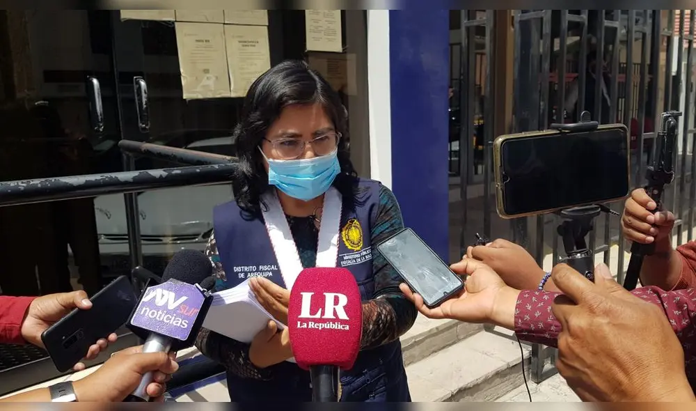 Fiscal de Familia Yenny Vargas Mamani brindó declaraciones sobre caso este miércoles. Foto: Alexis Choque/ URPI
