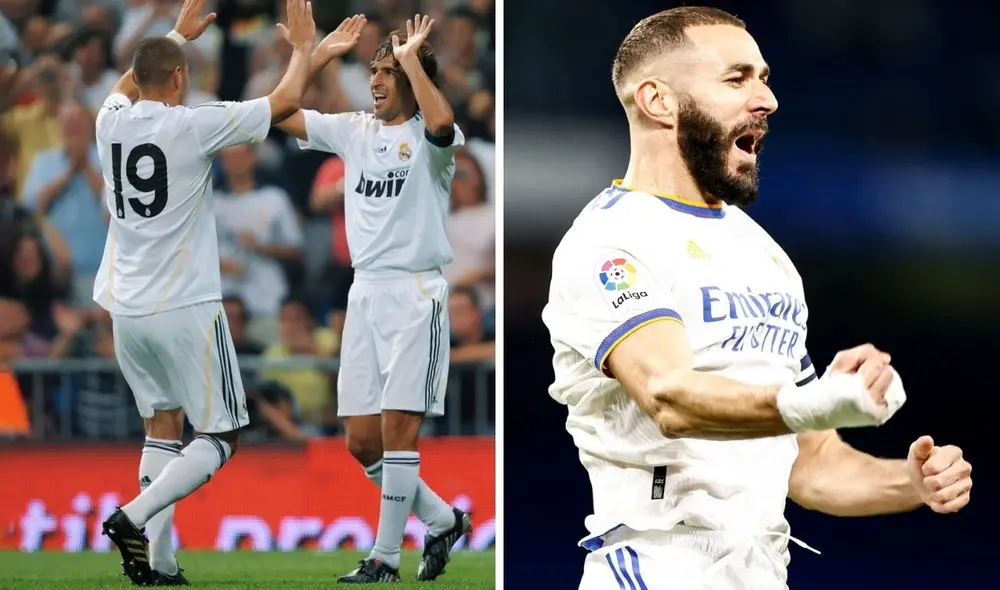 Con su gol ante el Sheriff, Benzema superó a Raúl y se convirtió en el cuarto máximo anotador de la Champions. Foto: Real Madrid.