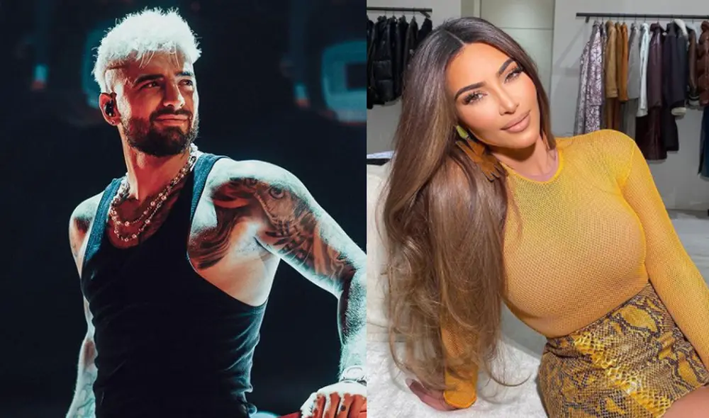 Maluma y Kim coincidieron en una fiesta en Miami, pero según el cantante no hay mucho que especular. Foto: Instagram Maluma/kimkardashian
