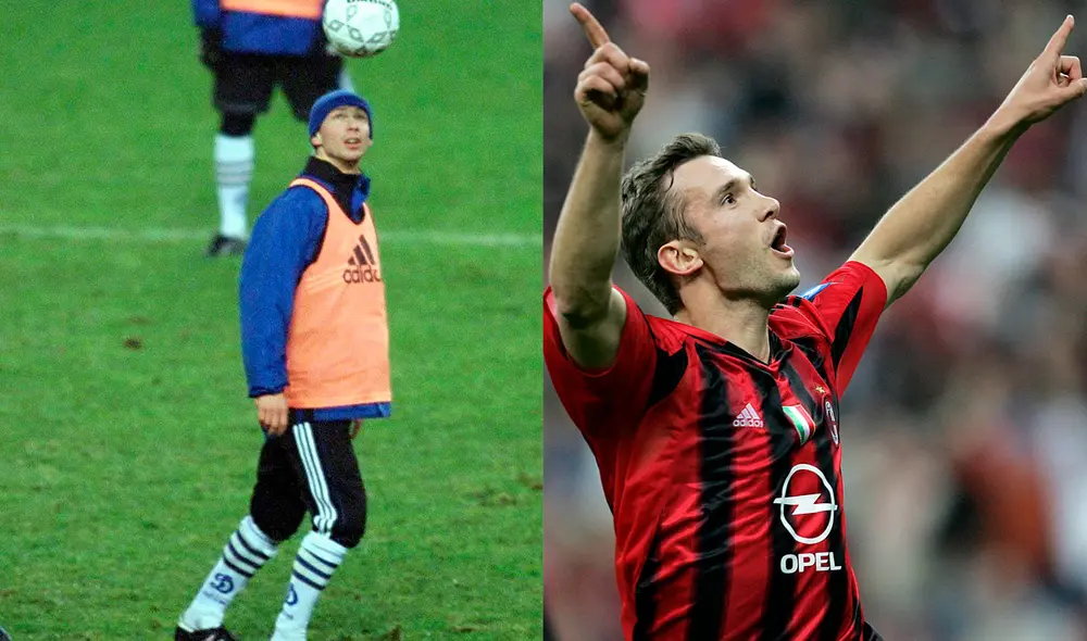 Andriy Shevchenko dejó huella en equipos como el Dinamo de Kiev y el AC Milan. Foto: composición/AFP
