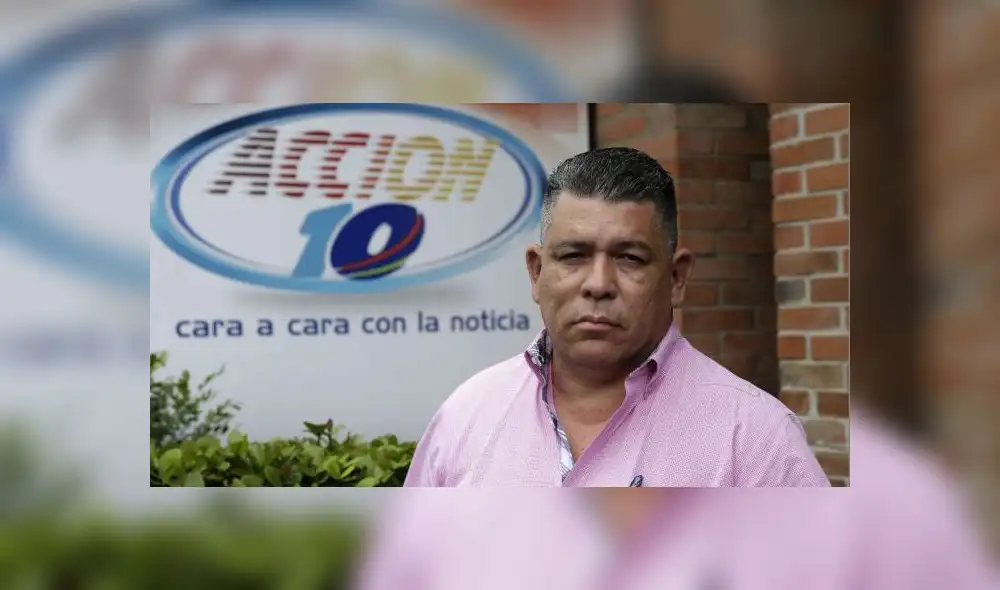 Mauricio Madrigal, jefe de prensa del noticiero Acción 10. Foto: La Prensa Mauricio Madrigal, jefe de prensa del noticiero Acción 10. Foto: La Prensa