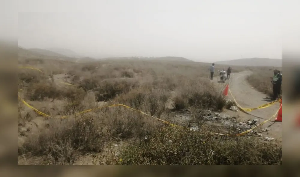 Cuerpo fue hallado en descampado ubicado en Miraflores. Foto: La República Cuerpo fue hallado en descampado ubicado en Miraflores. Foto: La República