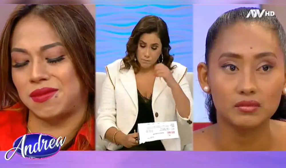 Andrea LLosa dio a conocer que el niño de 10 años no es hijo de Dayanita. Foto: captura ATV