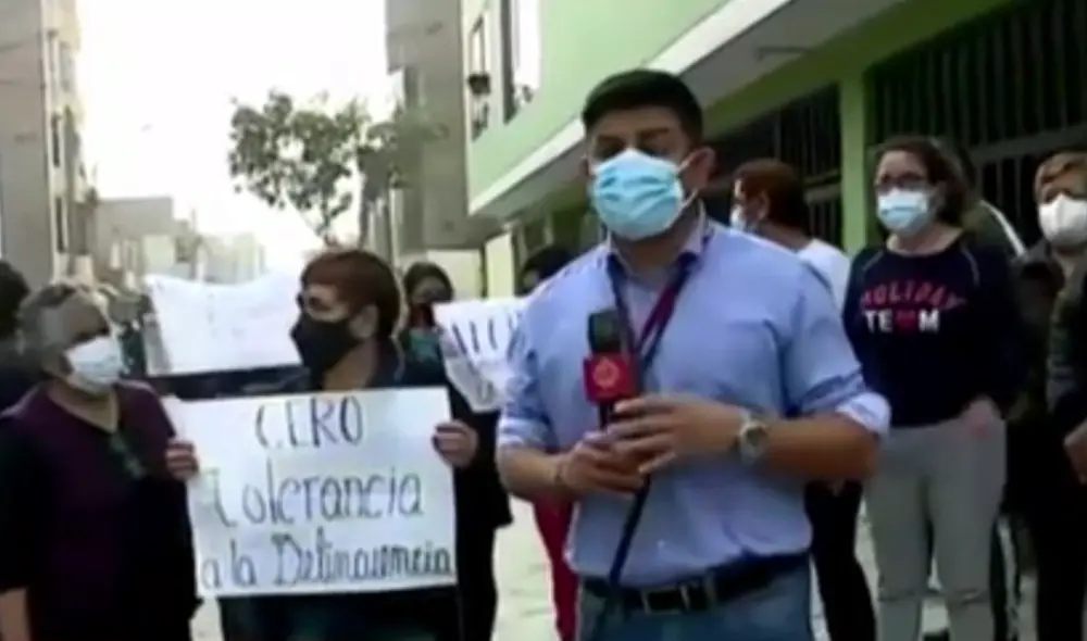Vecinos piden mayor seguridad en la urbanización El Sol. Foto: captura de América Noticias