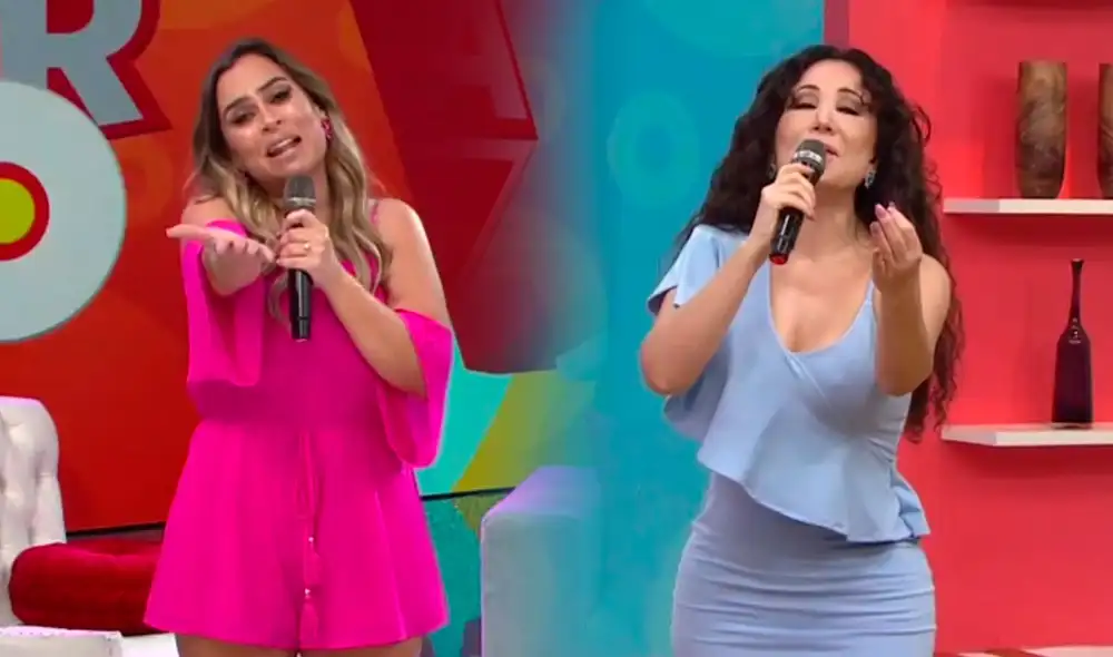 Las conductoras celebraron su retorno al set de América Hoy este jueves 30 de setiembre. Foto: captura/América TV