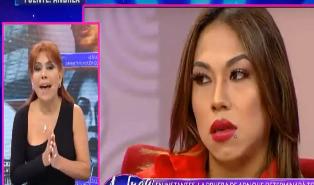 Magaly Medina lamentó el desenlace de la historia de Dayanita y su supuesto hijo. Foto: captura ATV