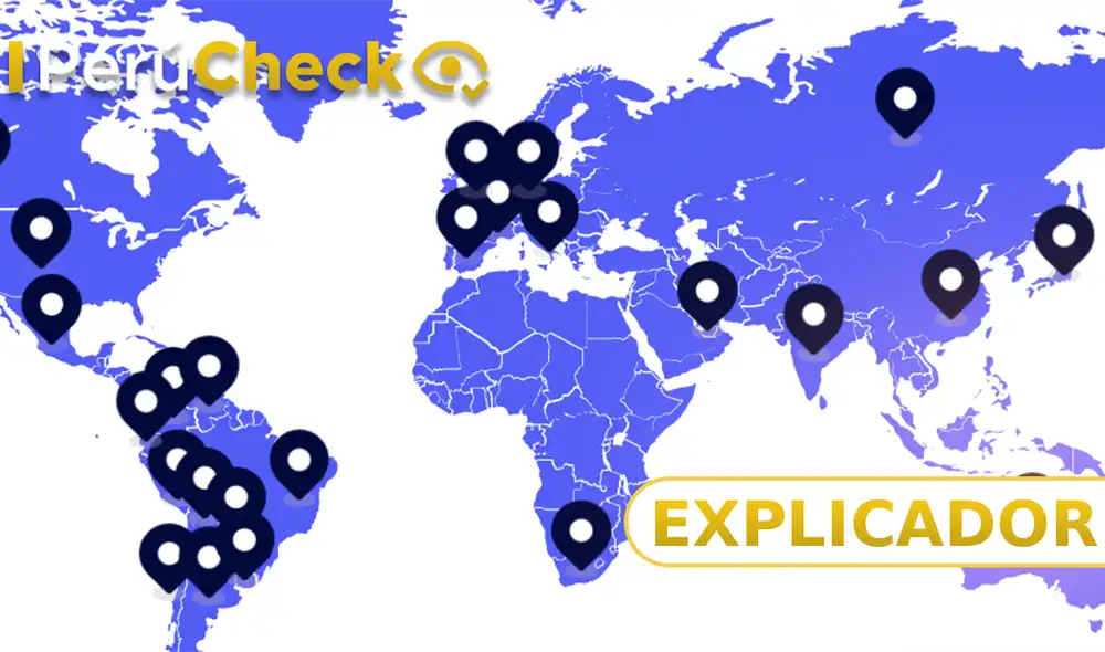 Mapa de vacunas en el mundo. Foto: PerúCheck Mapa de vacunas en el mundo. Foto: PerúCheck