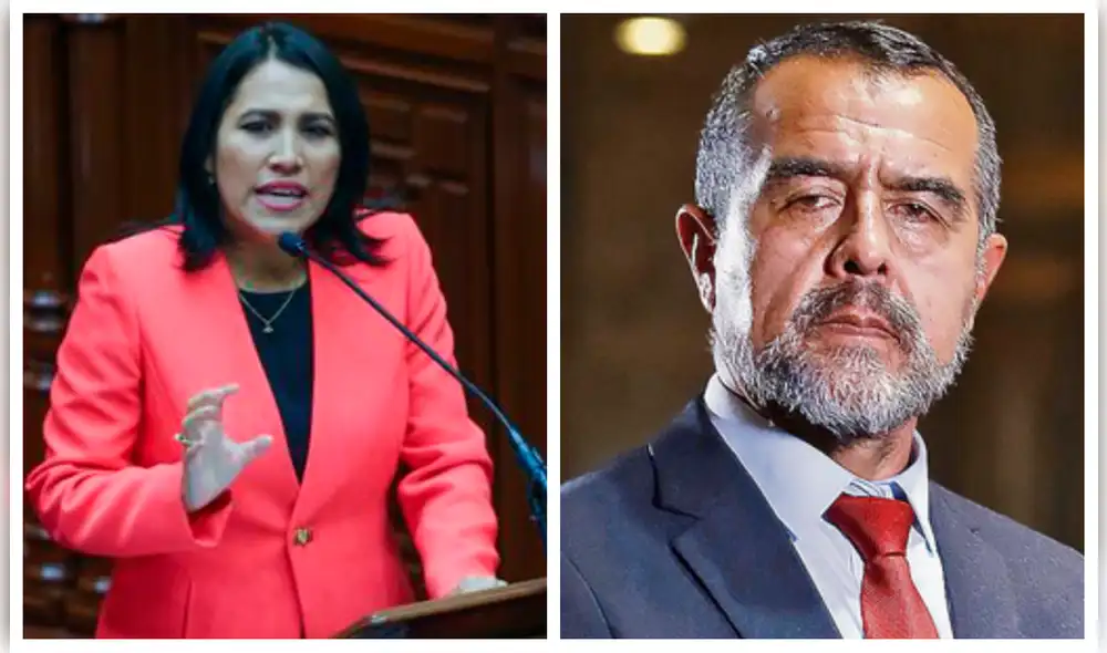 Flor Pablo apuesta por la censura contra el ministro Maraví, en caso sus respuestas no sean suficientes para el congreso, en la interpelación de hoy. Foto: composición La República. Flor Pablo apuesta por la censura contra el ministro Maraví, en caso sus respuestas no sean suficientes para el congreso, en la interpelación de hoy. Foto: composición La República.