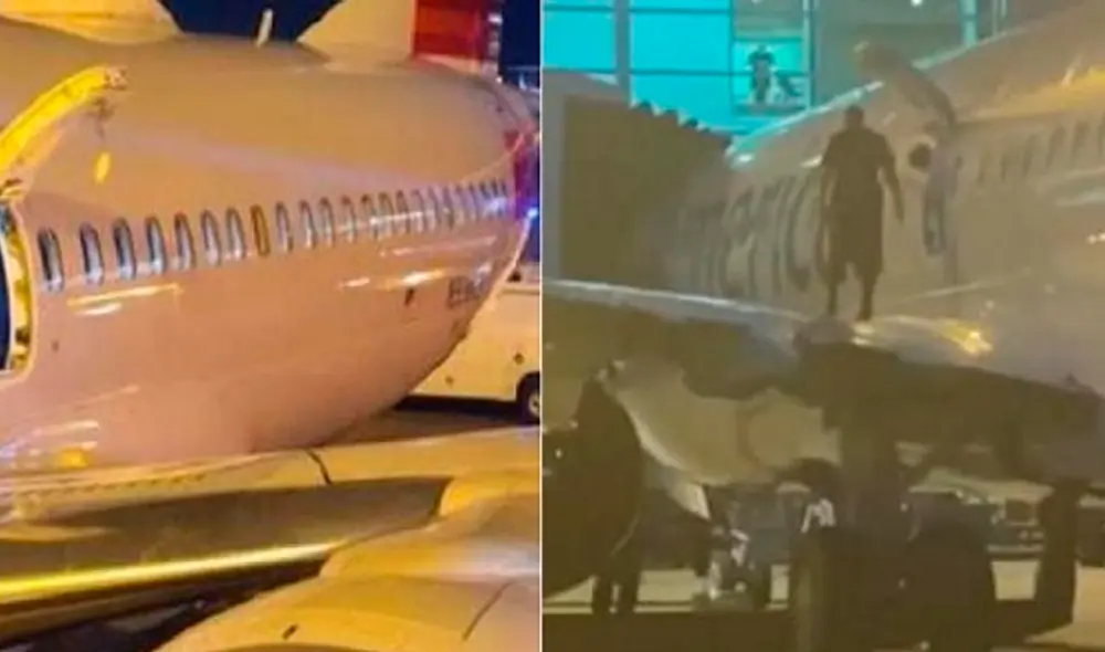 American Airlines publicó un breve comunicado sobre lo ocurrido en el que destaca que el protagonista del acto fue detenido inmediatamente. Foto: redes sociales American Airlines publicó un breve comunicado sobre lo ocurrido en el que destaca que el protagonista del acto fue detenido inmediatamente. Foto: redes sociales