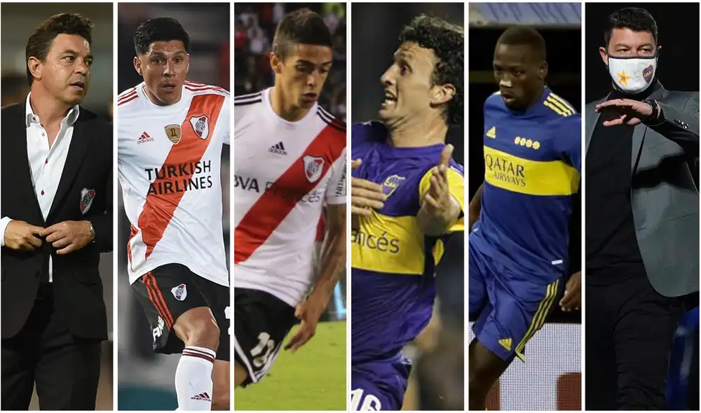 Millonarios y xeneizes se miden en el quinto superclásico del año. Foto: composición/Boca/Club Atlético River Plate