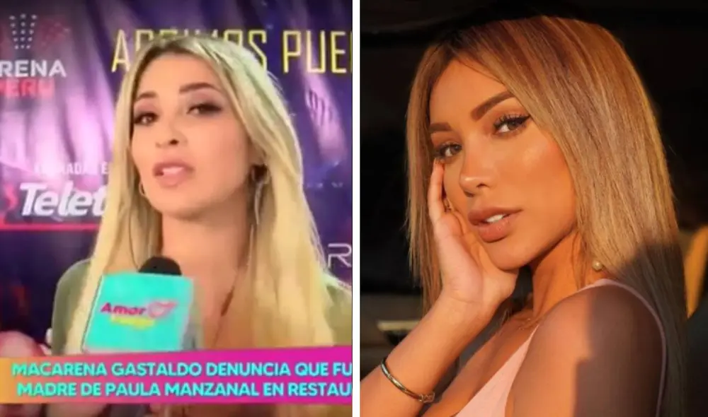 Macarena Gastaldo denunció a la madre de Paula Manzanal por agresión. Foto: captura de Willax / Paula Manzanal - Instagram