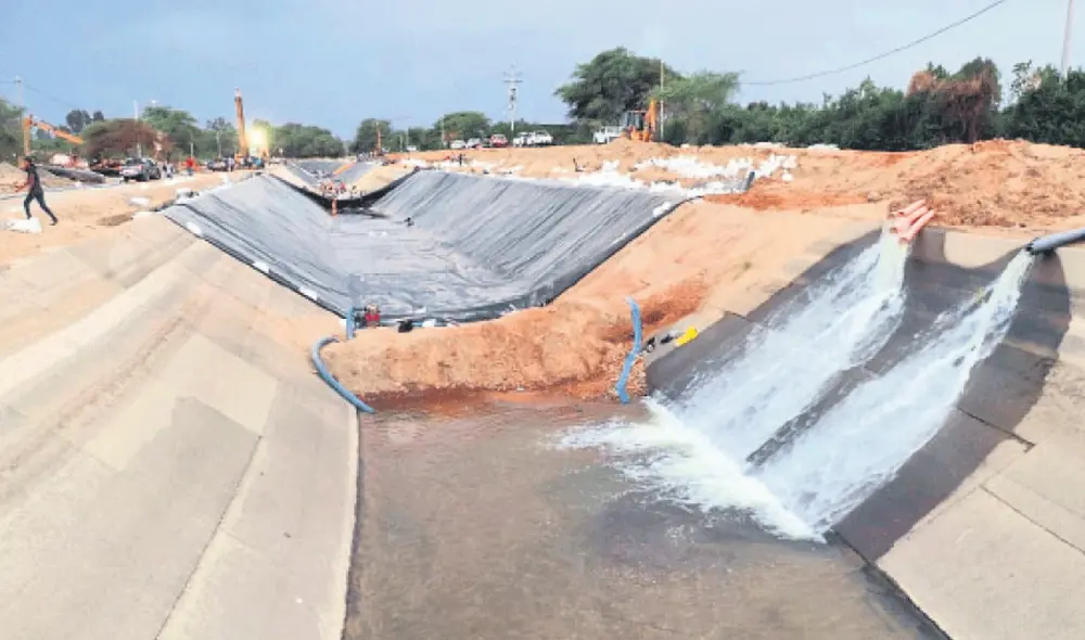 Canal Daniel Escobar dejó sin agua a Piura, en el 2019. Foto: La República Canal Daniel Escobar dejó sin agua a Piura, en el 2019. Foto: La República