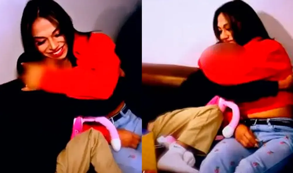 Tras conocer los resultados de la prueba de ADN, Dayanita pidió respeto a los televidentes. Foto: captura de ATV