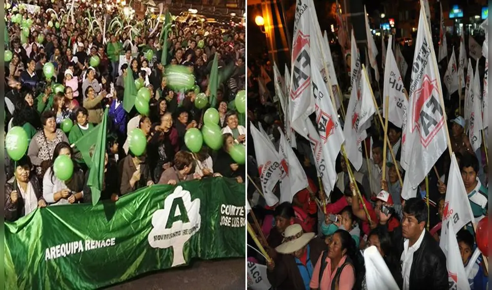 Organizaciones políticas se unen con miras a las próximas elecciones. Foto: composición LR