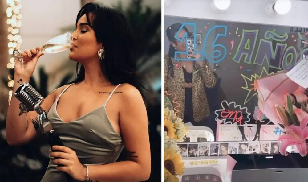 Daniela Darcourt comenzó su carrera musical desde muy pequeña. Foto: composición/ Instagram