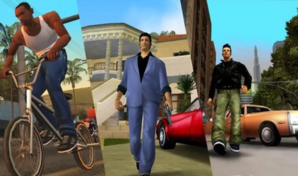 Protagonistas de estos juegos clásicos de Grand Theft Auto. Foto: Vida Extra
