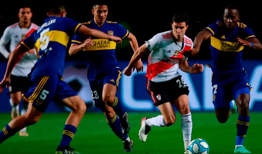 River Plate vs. Boca Juniors: el Xeneize lleva una ligera ventaja sobre el Millonario en los superclásicos de Argentina. Foto: EFE/Demian Alday Estevez POOL River Plate vs. Boca Juniors: el Xeneize lleva una ligera ventaja sobre el Millonario en los superclásicos de Argentina. Foto: EFE/Demian Alday Estevez POOL