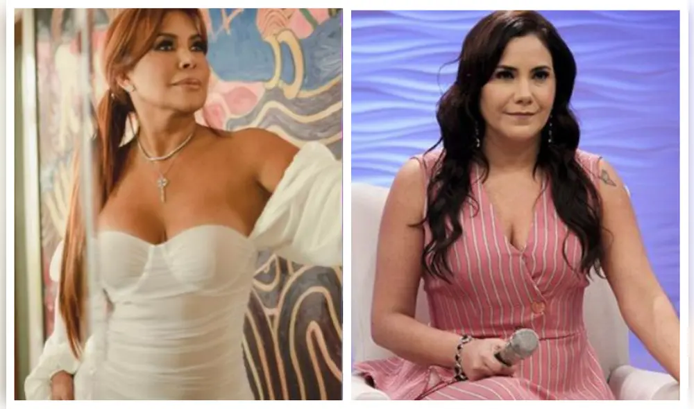 Magaly Medina y Andrea LLosa protagonizan, desde la convivencia de ambas en el mismo canal, un conjunto de roces u opiniones en relación a su desempeño laboral. El último fue respecto a la noticia sobre el caso Dayanita. Foto: composición Instagram