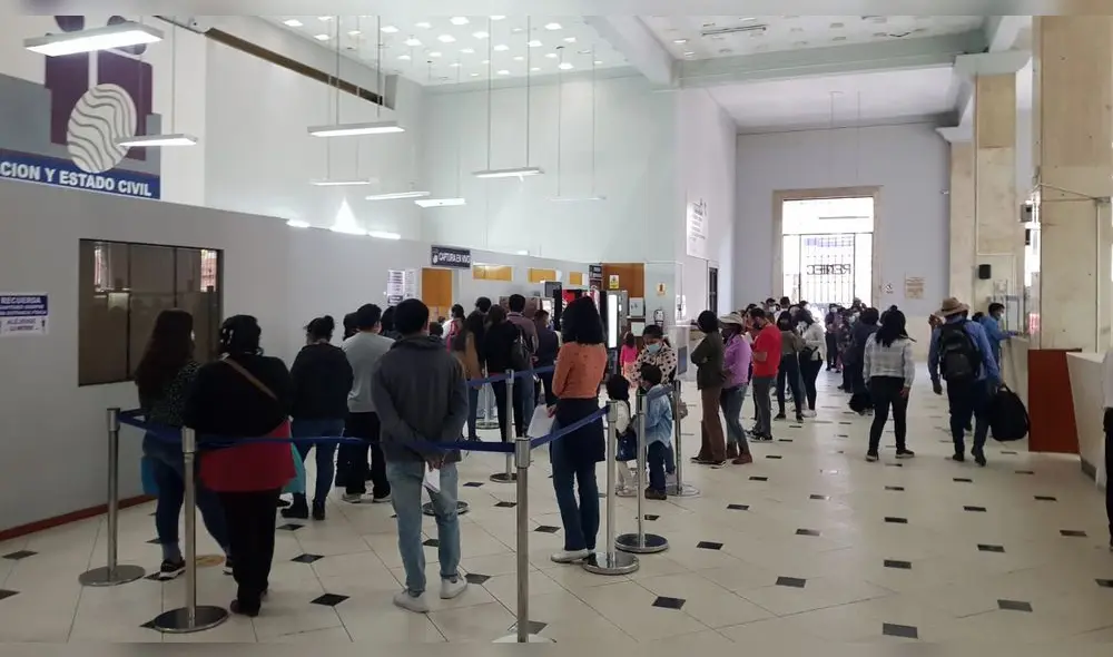 Local de Reniec mantendrá aforo del 40%. Foto: Alexis Choque/URPI