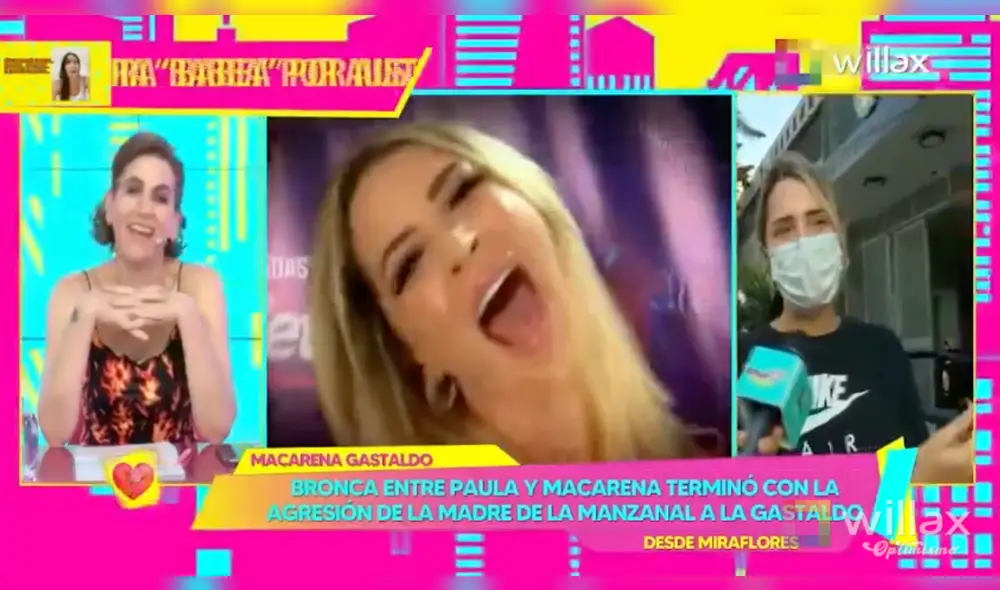 "si necesitas dinero, dime cuanto necesitas para transferirte", comentó Manzanal a Gastaldo al insinuar que todo sería un show. Foto: Amor y Fuego