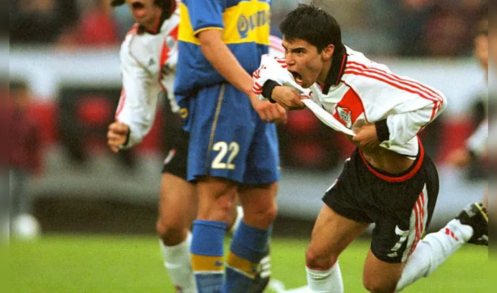 Javier Saviola disputó 11 superclásicos del fútbol argentino con la camiseta de River Plate. Foto: TyC Sports Javier Saviola disputó 11 superclásicos del fútbol argentino con la camiseta de River Plate. Foto: TyC Sports