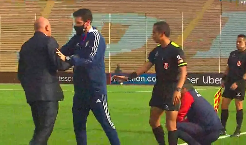 Mosquera logró el título nacional de 2020 con Sporting Cristal al ganarle a Universitario. Foto: captura Gol Perú