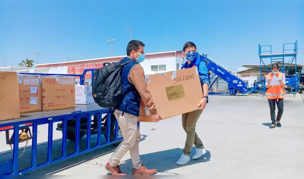 Más de 200.000 dosis llegaron a Piura. Foto: Diresa