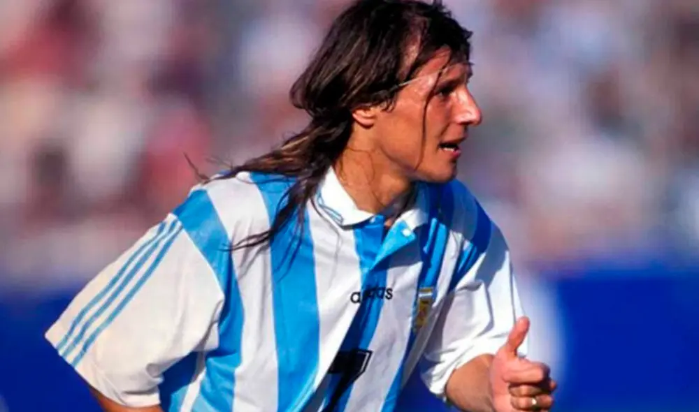 Caniggia jugó en la selección argentina entre 1987 y 2002. Foto: Difusión