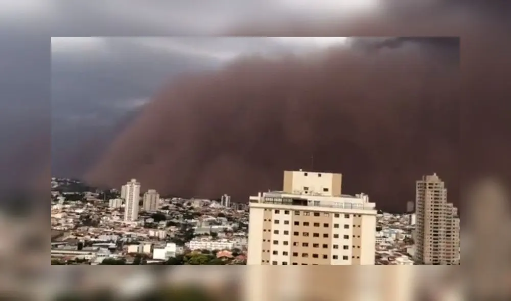 Las más afectadas fueron algunas ciudades del interior del estado de Sao Paulo, como Presidente Prudente, Andradina, Penápolis, Dracena y Tupi Paulista. Foto: captura de O Globo Las más afectadas fueron algunas ciudades del interior del estado de Sao Paulo, como Presidente Prudente, Andradina, Penápolis, Dracena y Tupi Paulista. Foto: captura de O Globo