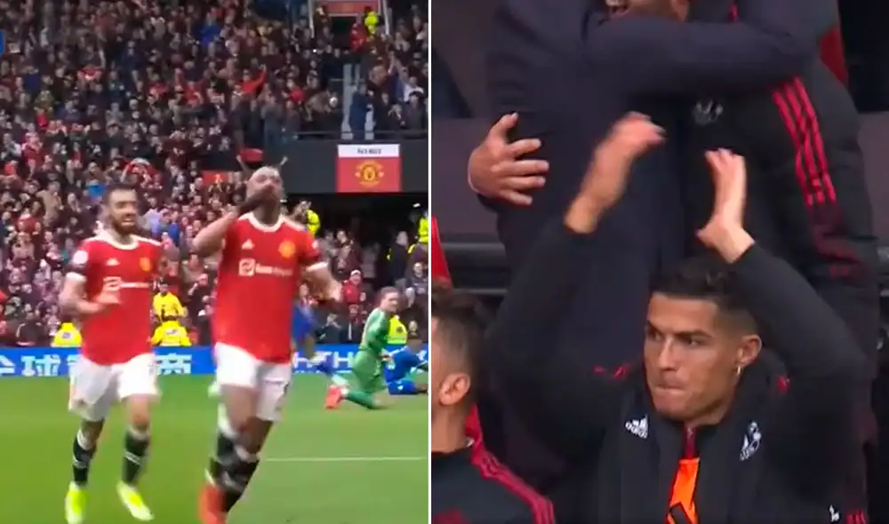 Cristiano Ronaldo arrancó en el banco de suplentes por primera vez desde que volvió al Manchester. Foto: captura/ESPN Cristiano Ronaldo arrancó en el banco de suplentes por primera vez desde que volvió al Manchester. Foto: captura/ESPN