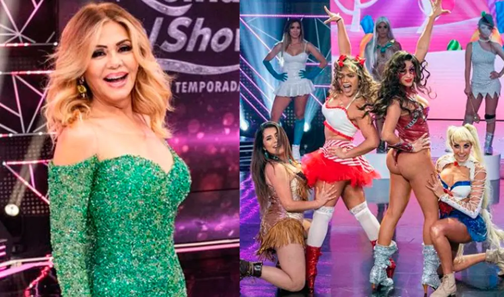 La conductora Gisela Valcárcel saldrá al frente este sábado 2 de octubre para dar más detalles sobre las decisiones de la producción de Reinas del show. Foto: Reinas del show / Instagram