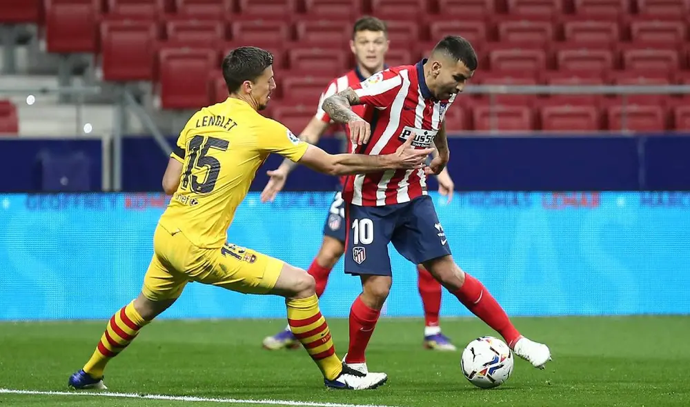 La última vez que se enfrentaron Barcelona y Atlético Madrid terminó en empate. Foto: @Atleti