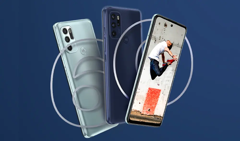 El nuevo Moto G60s está disponible en dos colores diferentes. Foto: Motorola El nuevo Moto G60s está disponible en dos colores diferentes. Foto: Motorola