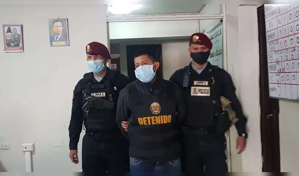 Detenido responde al nombre de Diego Armando Nuñez Chuquihuanca. Foto:  Johann Klug / URPI-LR