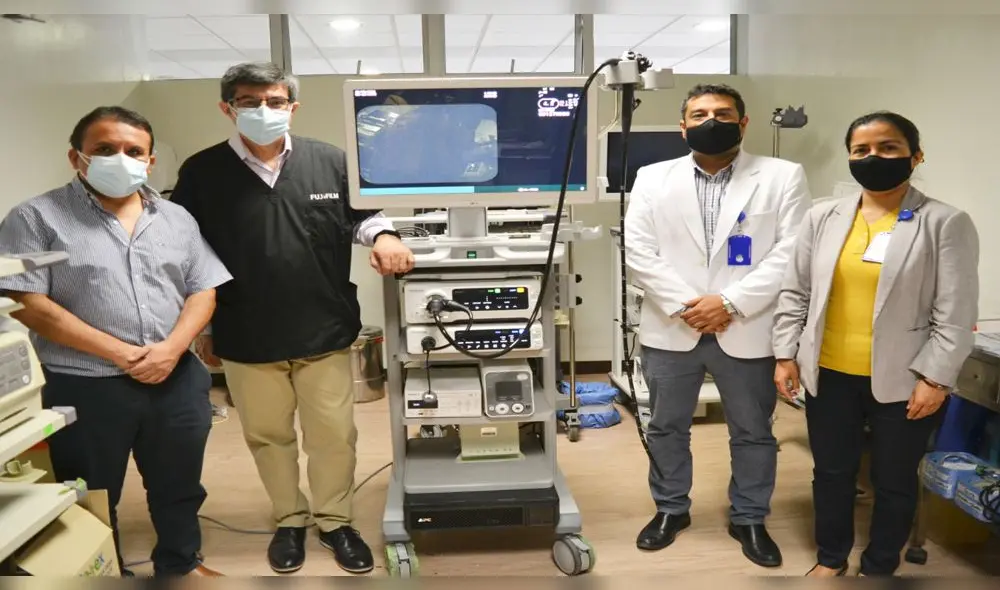 El Hospital Regional Lambayeque (HRL) adquirió una torre endoscópica. Foto: HRL El Hospital Regional Lambayeque (HRL) adquirió una torre endoscópica. Foto: HRL