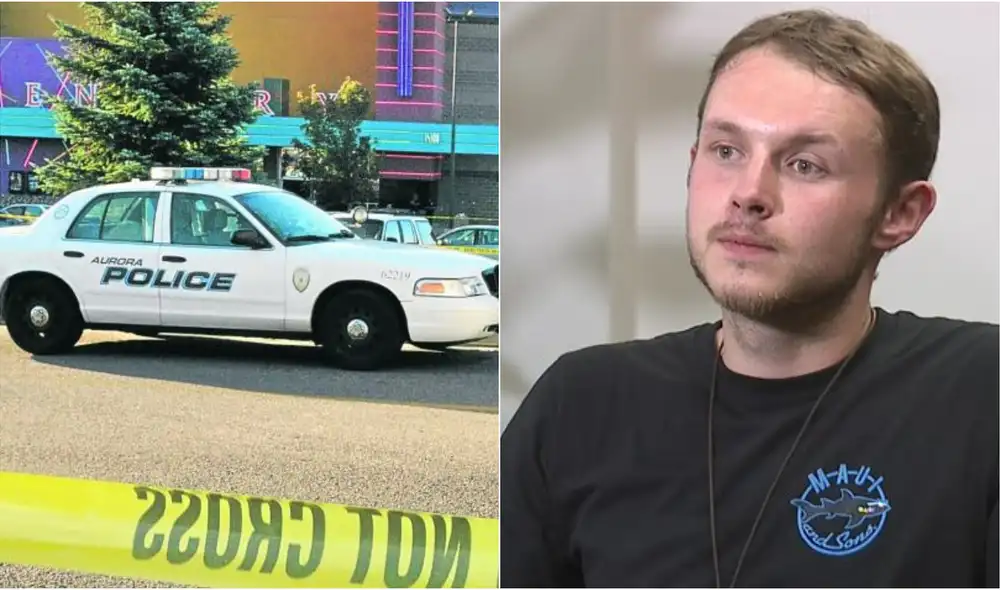 Brady Mistci iba a ingresar a una lavandería cuando salió de su auto y fue intervendio por dos policías en su patrulla. Foto: composición