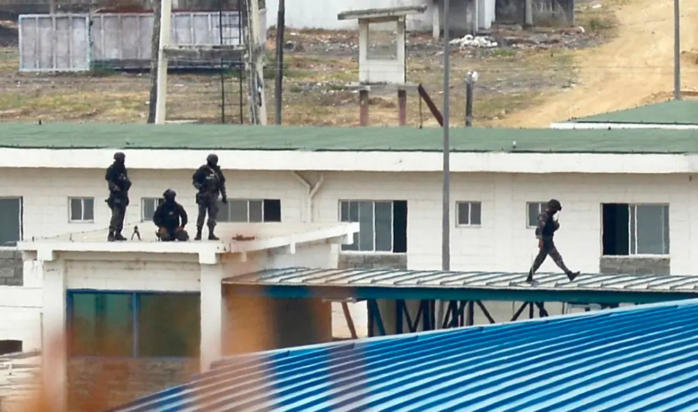 Los efectivos neutralizaron la acción y se “mantiene el control” de la penitenciaría, dijo la Policía. Foto: AFP