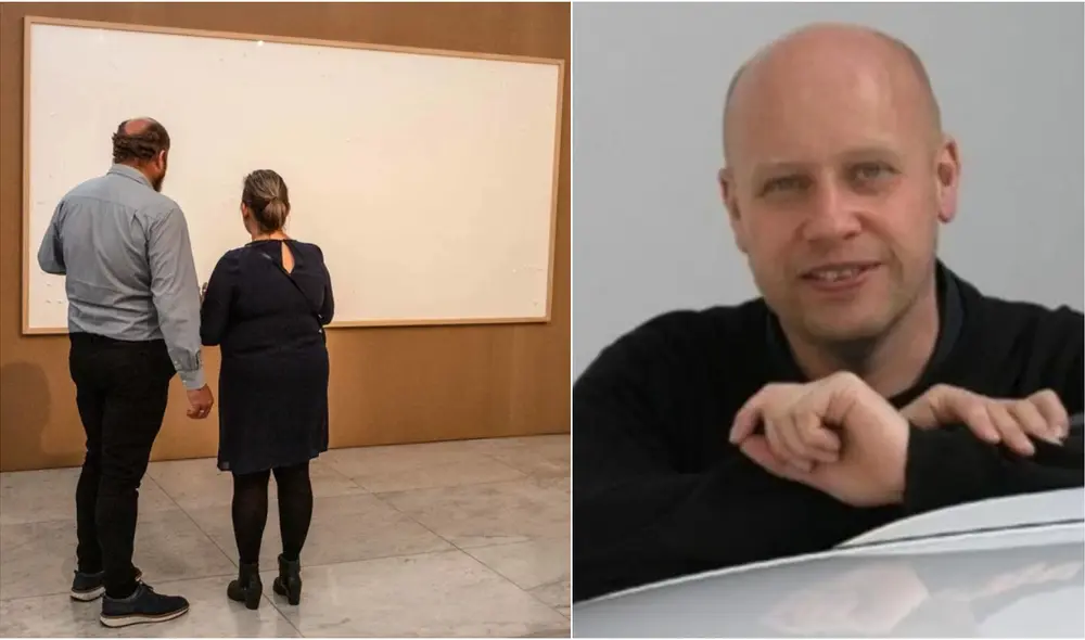 Jens Haaning, artista danés de 56 años, es conocidos por sus obras críticas acerca del dinero, el racismo, el poder y los grupos marginales. Foto: composición