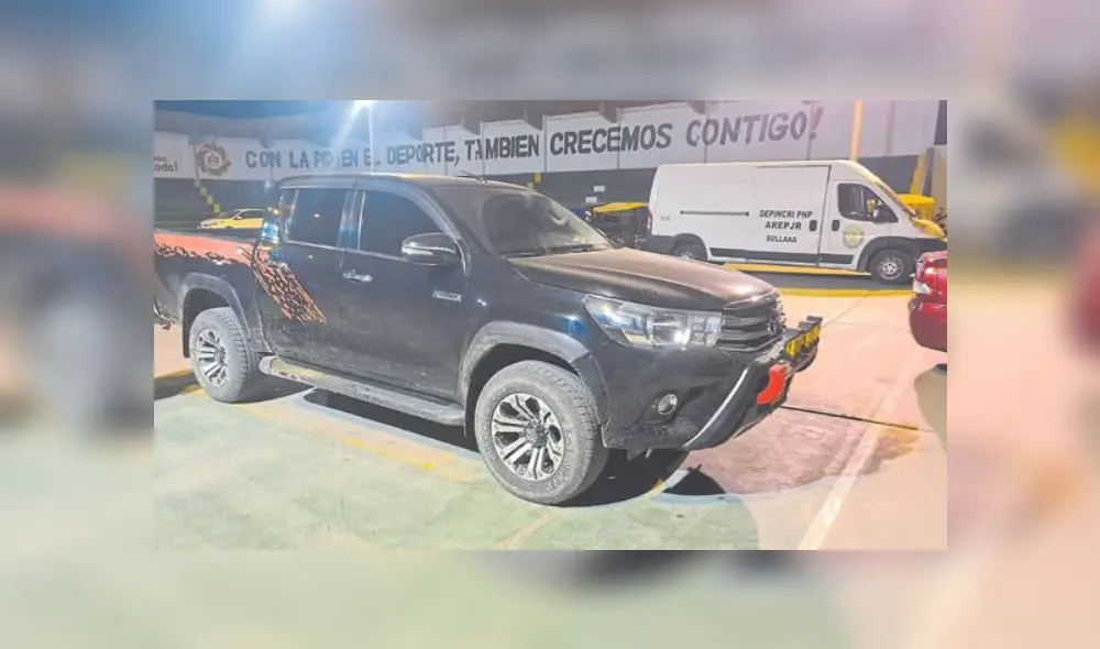 Los efectivos policiales hallaron la camioneta debido a que tenía activado el GPS. Foto: Correo