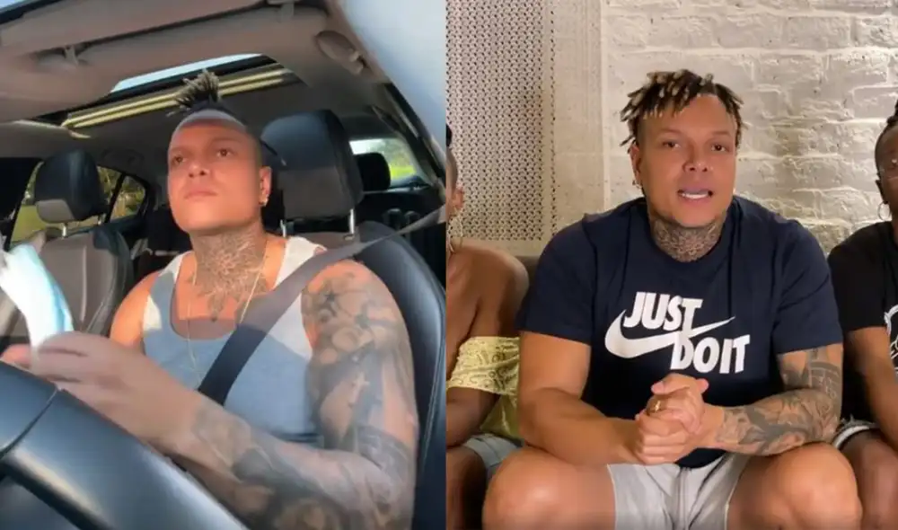 El influencer ‘Háblame menor’ recorrió las calles de Cali en una camioneta blindada acosando a ciudadanos, quienes comenzaron a correr asustados. Foto: composición. El influencer ‘Háblame menor’ recorrió las calles de Cali en una camioneta blindada acosando a ciudadanos, quienes comenzaron a correr asustados. Foto: composición.