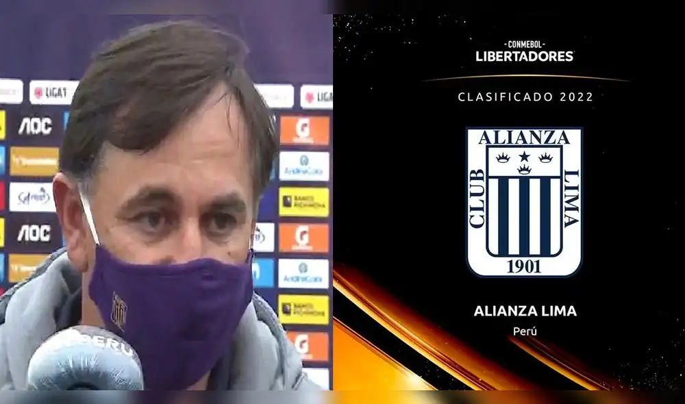 Carlos Bustos destacó la clasificación del equipo a la fase de grupos de la Copa Libertadores. Foto: composición/Twitter