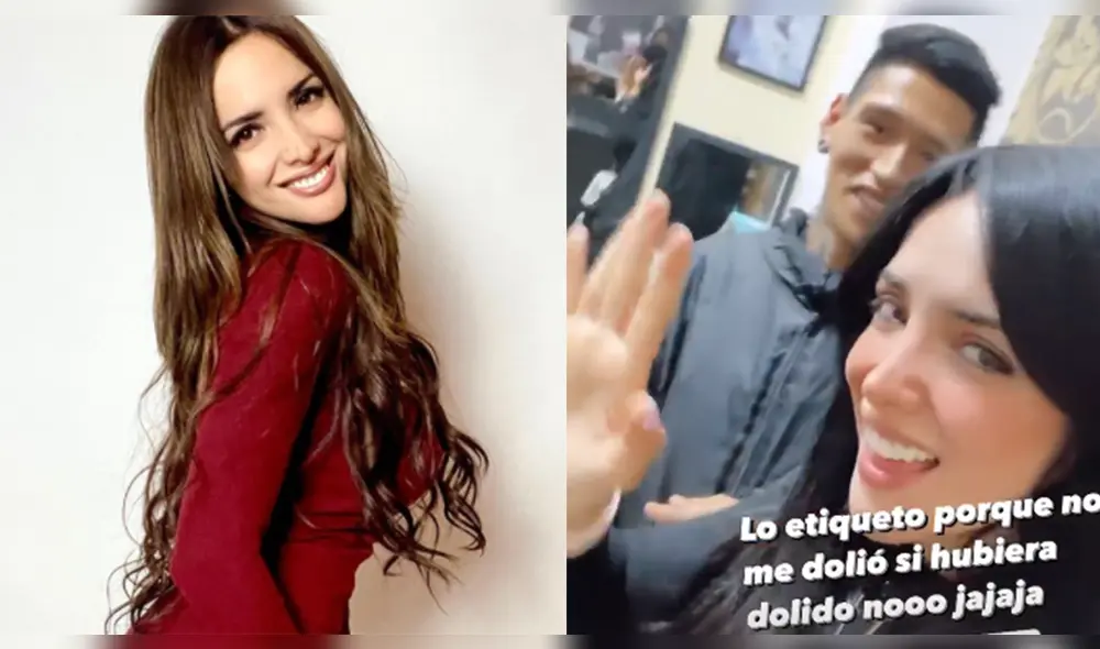 La modelo Rosángela Espinoza se mostró muy emocionada por su nuevo arete en la nariz. Foto: composición/Rosángela Espinoza/Instagram